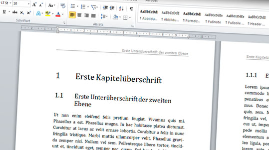 Layoutvorlagen Wissenschaftliche Texte