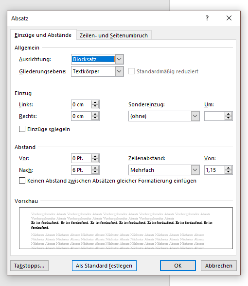 Formatierungshilfe Fur Word 16 Hilfe Service Faq